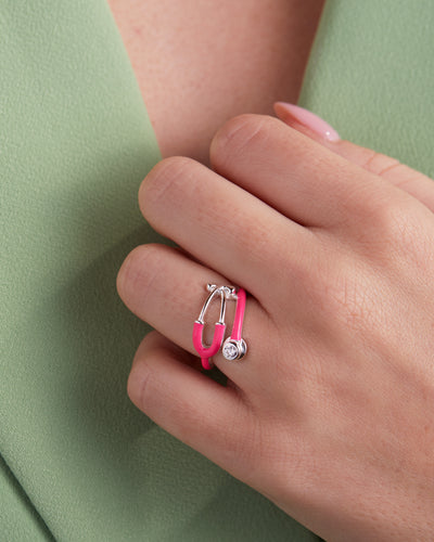Stethoscope Enamel Ring